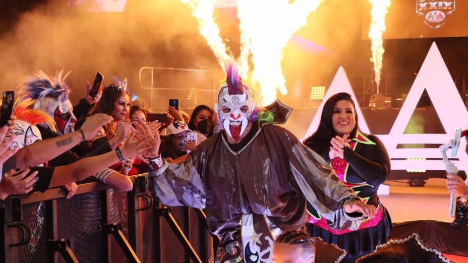Rey Escorpión vs Psycho Clown lucha libre Triplemanía XXIX