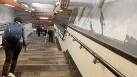 Escaleras Metro CDMX
