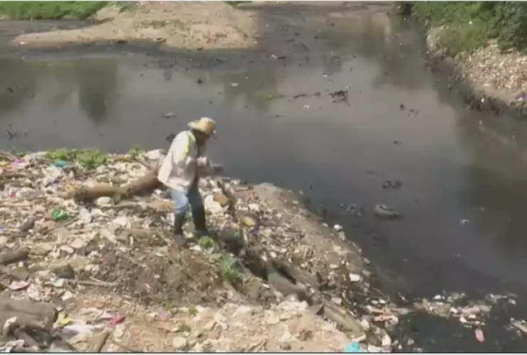 basura drenaje lluvia cdmx