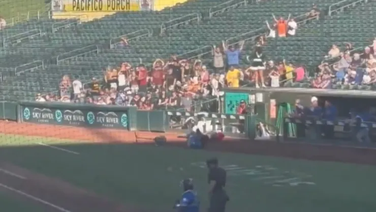 VIDEO: Alek Thomas, jugador de Dodgers, es accidentalmente ATROPELLADO por mascota