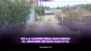 Asaltos carretera San Diego el Grande