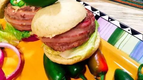 Receta Hamburguesa a la mexicana