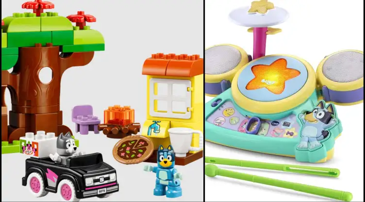 juguetes de bluey para bebés 1-3 años motricidad fina