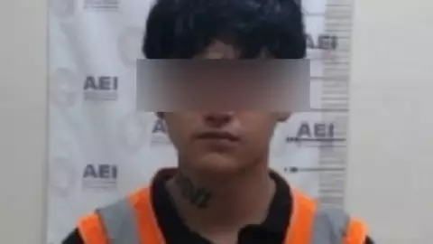 Presunto extorsionador capturado en flagrancia