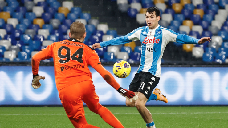 Napoli vs Atalanta en vivo, Hirving Lozano es titular