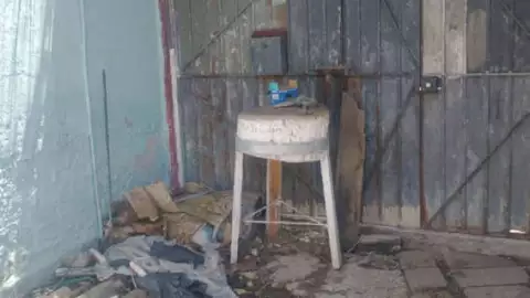 FOTOS Exhiben cabeza de perro en taquería de México