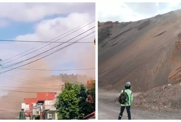 video-momento-deslizamiento-material-cerro-xaltepec-tláhuac-cdmx-sismo-hoy-7-diciembre
