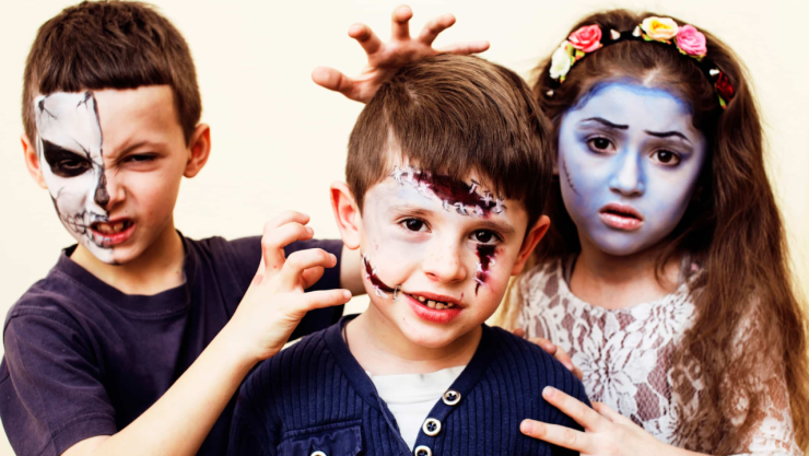 Maquillaje infantil para halloween