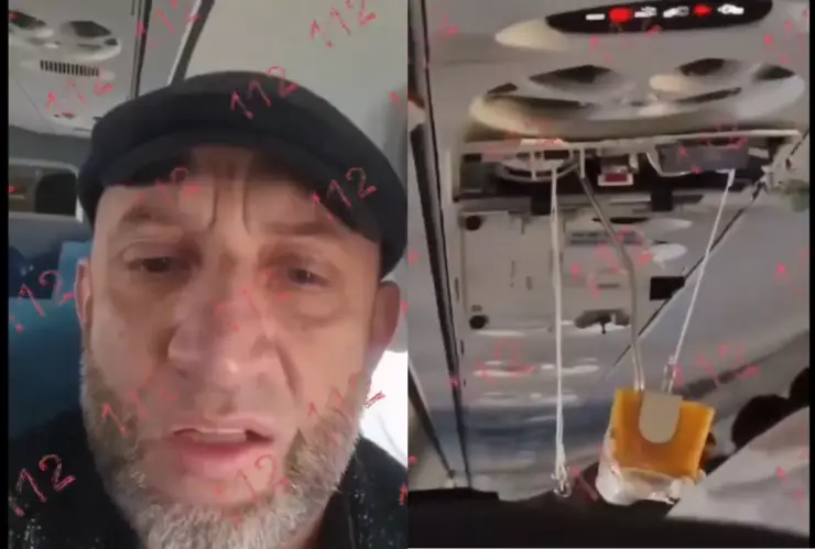 Pasajero graba momento en que se estrella avión de