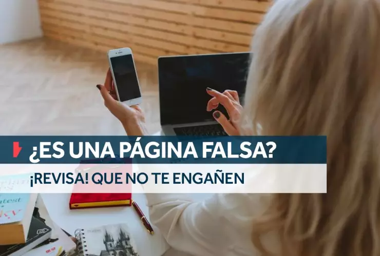 Páginas falsas, que no te engañen