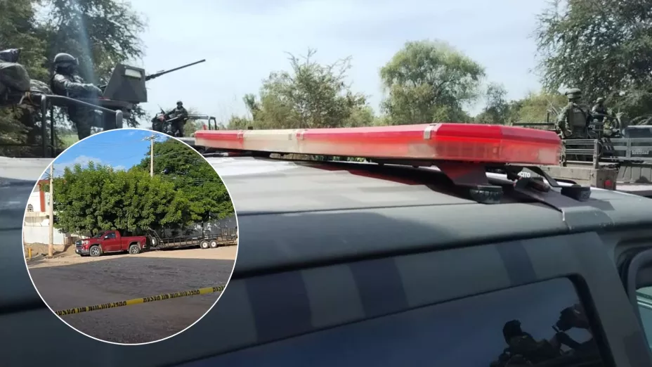 Balean una camioneta en la Emiliano Zapata, Culiacán