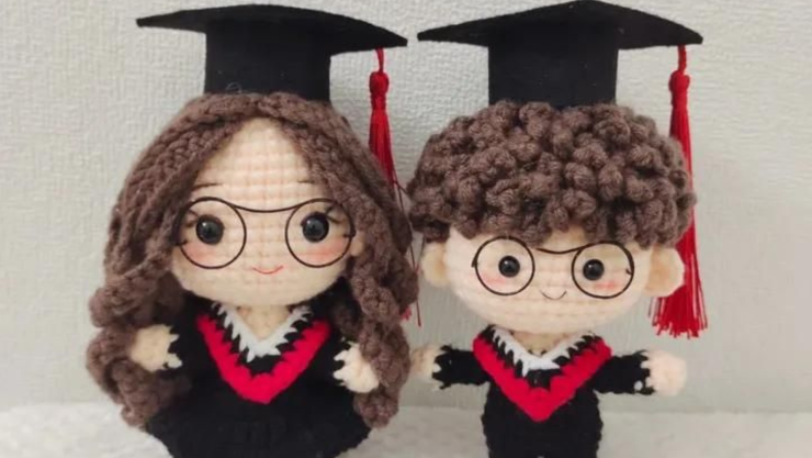 5 ideas de amigurumis de graduación