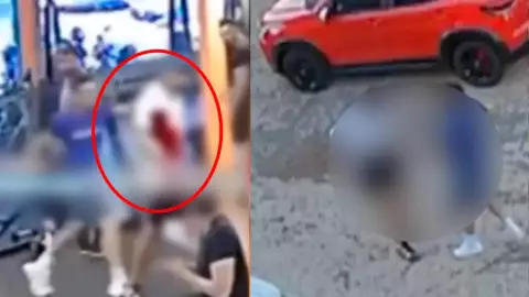 VIDEO: Hombre es apuñalado en gimnasio por el ex de su novia; así fue el brutal ataque