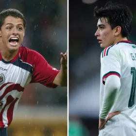 La comparación de Gilberto Mora con Chicharito Hernández, ambos con 18 años