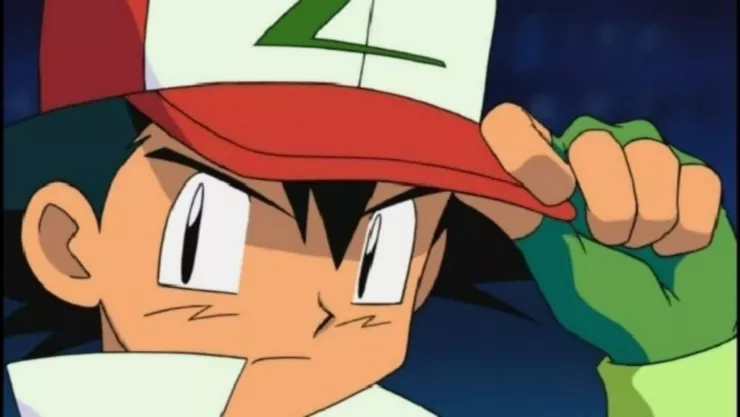 Ash Ketchum está siempre listo para una batalla Pokémon