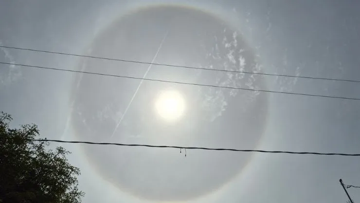 Halo de luz en Culiacán