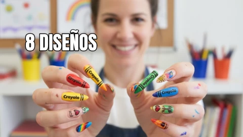 8 diseños de uñas originales para maestras que pueden utilizar en este regreso a clases