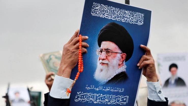 Foto de manifestación en Irán.