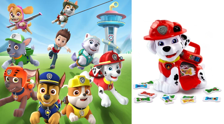 3 juguetes de Paw Patrol; ideales para niños de 3 a 5 años