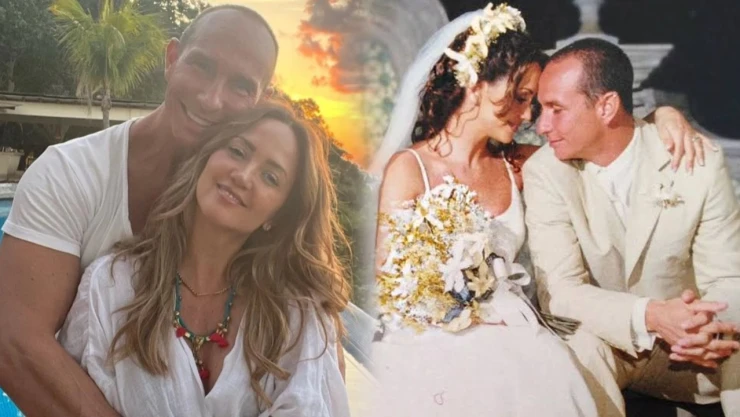 Andrea Legarreta y Erick Rubín