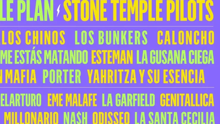 Tecate Península 2023 Artistas del line up oficial