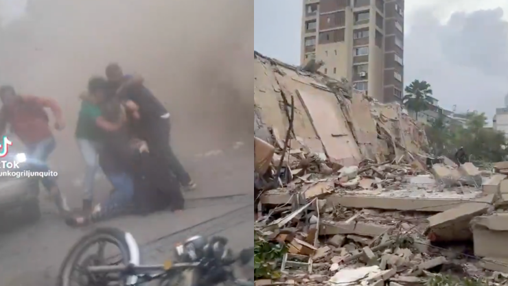 Videos: Así se vivió el doble terremoto de 7.2 y 7.5 que sacudió Venezuela y deja más de 160 muertos