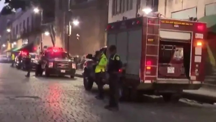 Incendio en el centro de CDMX