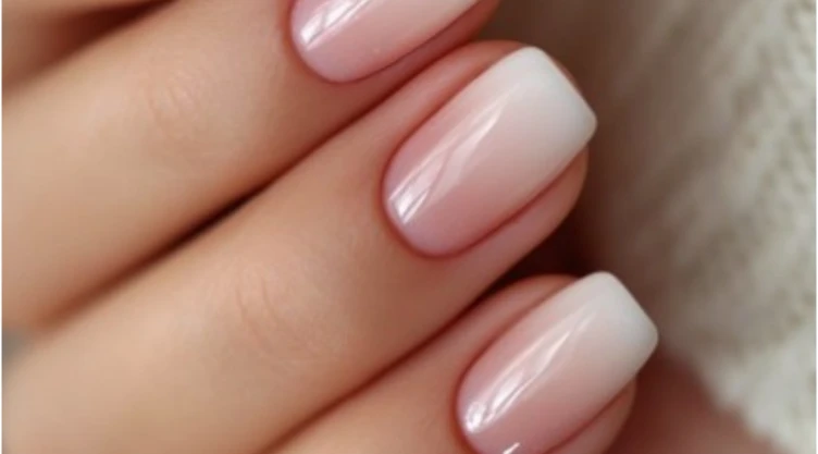 uñas ojo de gato rosa