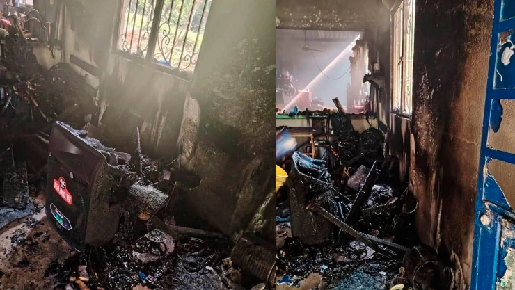 ¡Impactante! Una veladora encendida provoca devastador incendio en San Miguel Afuera