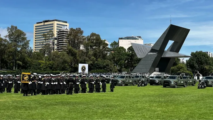 Ceremonia de Salutación: Fuerzas Armadas y Guardia Nacional reciben a Claudia Sheinbaum