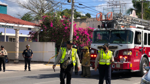 bomberos de la ssp trabajan rescate conductor