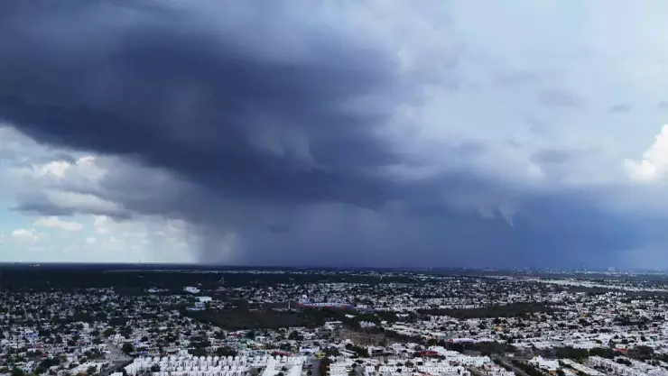 HORA EXACTA en que caerán las LLUVIAS en Mérida hoy sábado 15 de junio de 2024.