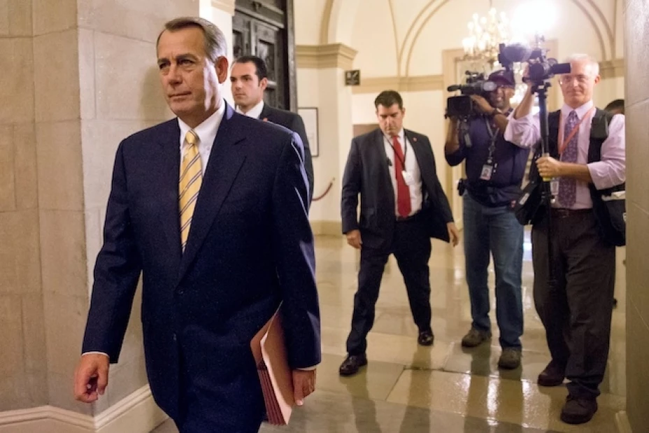 John Boehner, presidente de la Cámara de Representantes