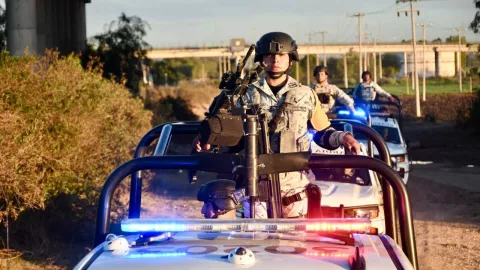 Durante operativo en Baja California aseguran bodega con droga