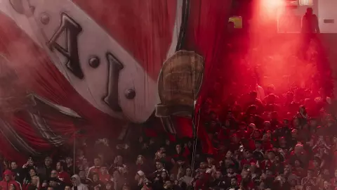 Pelea afición independiente u de chile estadio estadio libertadores