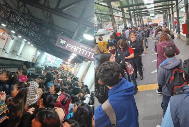 Metro CDMX y Metrobús con retrasos y aglomeraciones este viernes