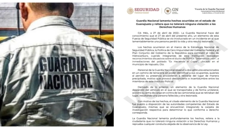 Guardia Nacional Guanajuato estudiante