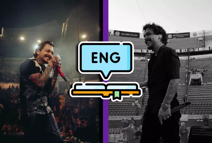 Por su ‘inglish’, Nodal recibe críticas al intentar cantar ‘Stand by Me’ en un concierto en Texas.webp