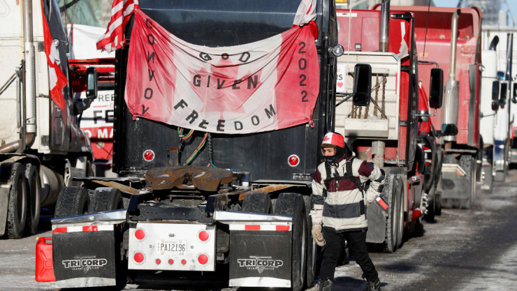 Canadá bloqueo antivacunas