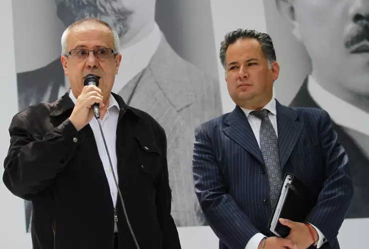 Carlos Urzúa y Santiago Nieto del gobierno de Andrés Manuel López Obrador