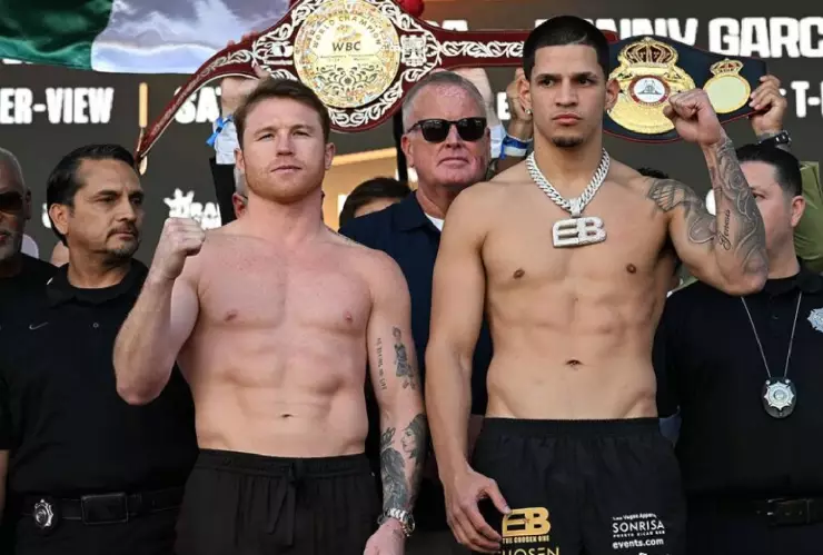 Pesaje del Canelo Álvarez vs Edgar Berlanda_ Así fue su paso por la báscula