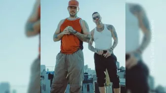 Pelea entre Residente y J Balvin.