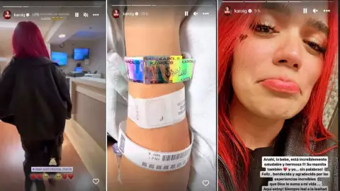 Fan da a luz en pleno concierto de Karol G