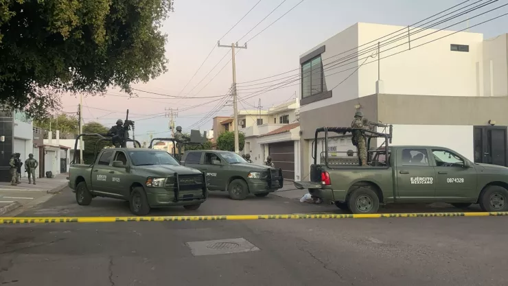 Operativo en Las Quintas, en Culiacán
