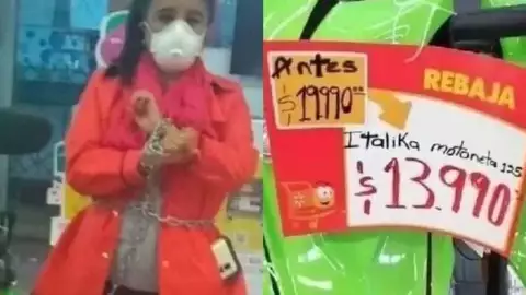 mujer encadena motocicleta precio.jpg