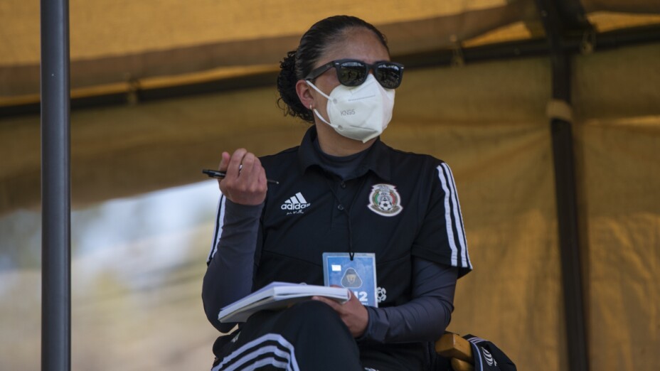 Mónica Vergara, técnico de la Selección Azteca femenil
