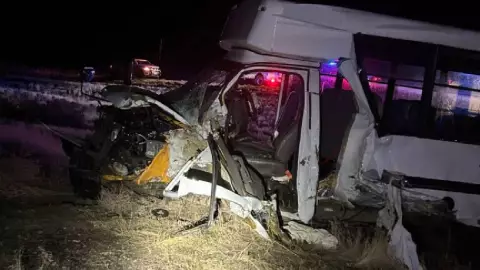 Accidente de autobús en autopista