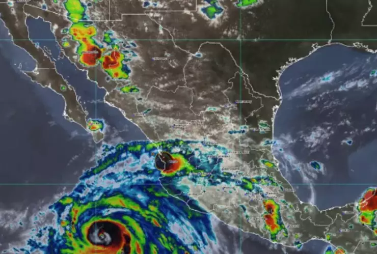 Huracán Hilary evoluciona a categoría 3 en Baja California Sur