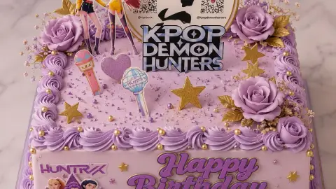 Ideas de pasteles de Rumi de las Guerreras K-Pop