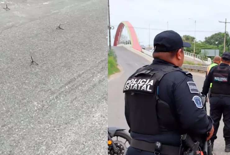 Ponchallantas Tabasco hoy